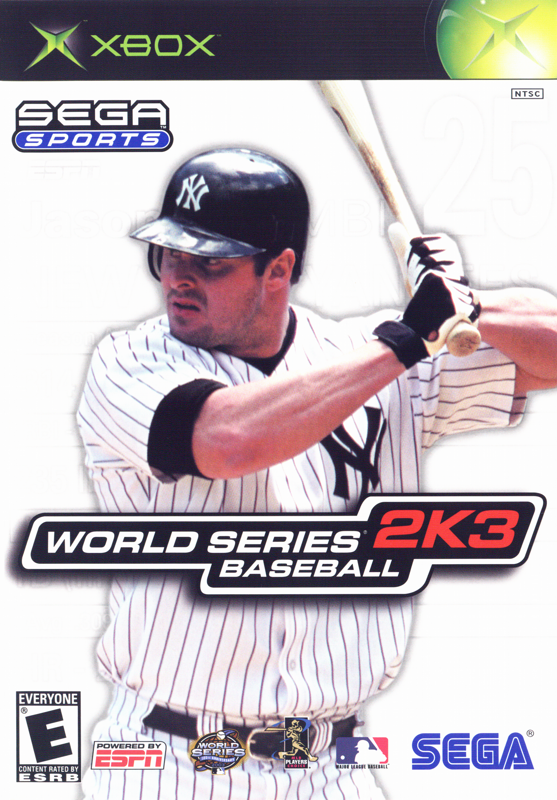 World Series Baseball 2K3 box art for Xbox